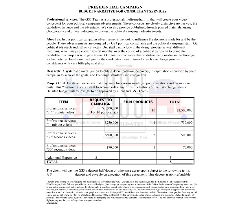 GS3 Political Price